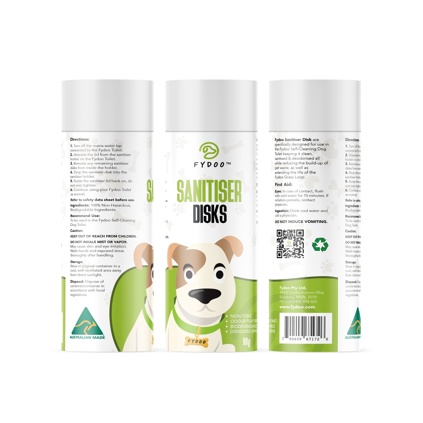 Fydoo® Sanitiser Disks - (Sanitise & Odour Remover)